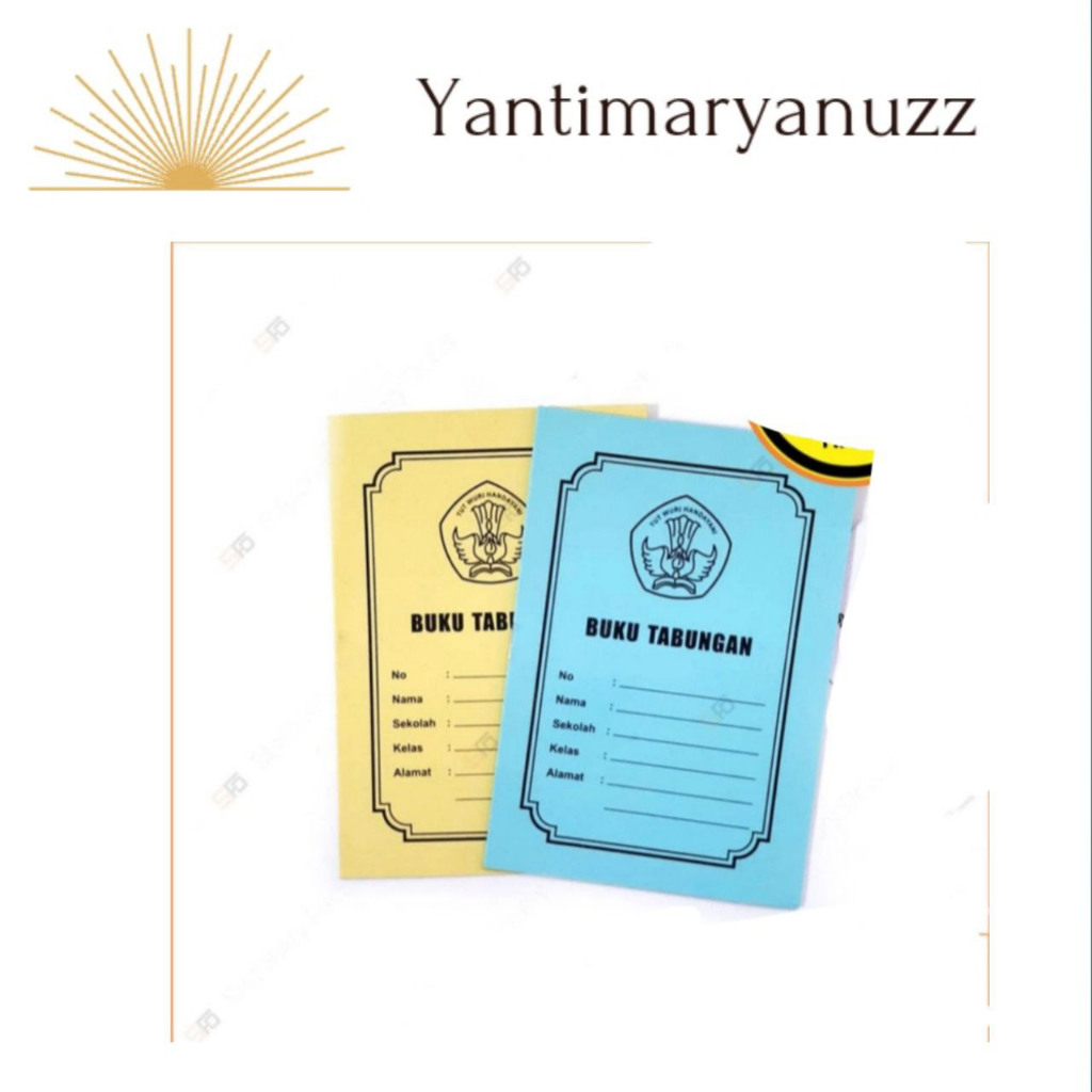 

buku tabungan sekolahan anak anak isi 10 lembar warna kuning
