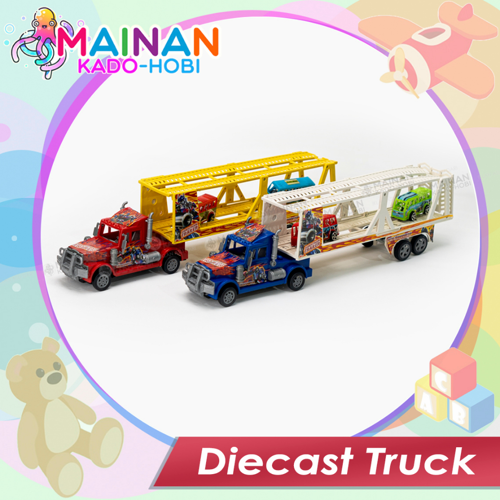 HADIAH ULANG TAHUN MAINAN ANAK MINIATUR DIECAST TRUK TRANSFORMER BUS MIKA