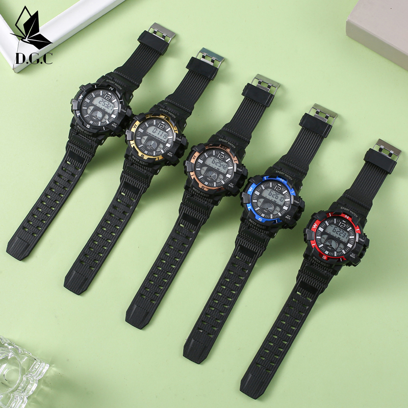 [COD] Jam Tangan Rubber Digital Sport Wanita Pria Fashion Korea Import Grosir Murah M194