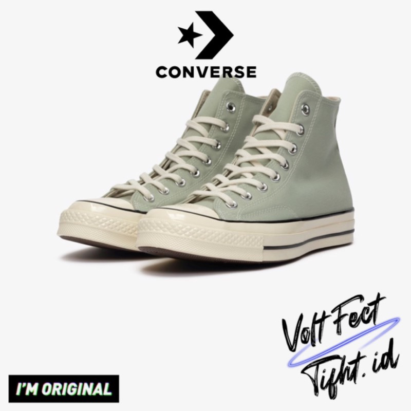 Converse Chuck Taylor 70S High Green Mint Original 100%