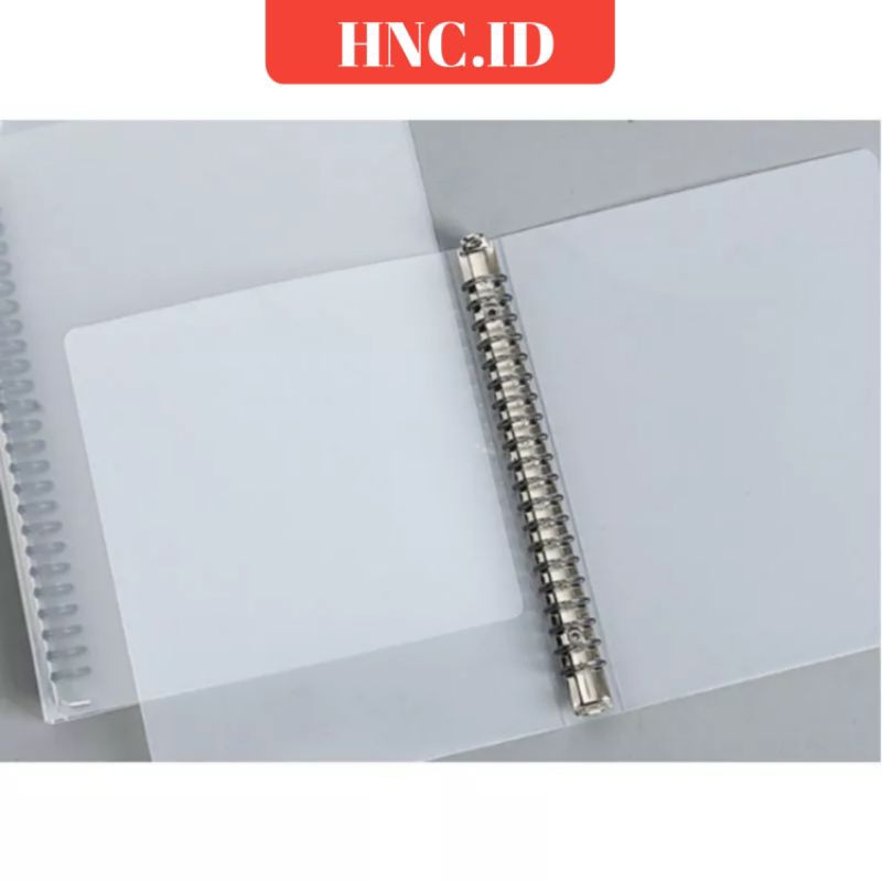 

Binder A5 Ring 20 Sampul Transparan