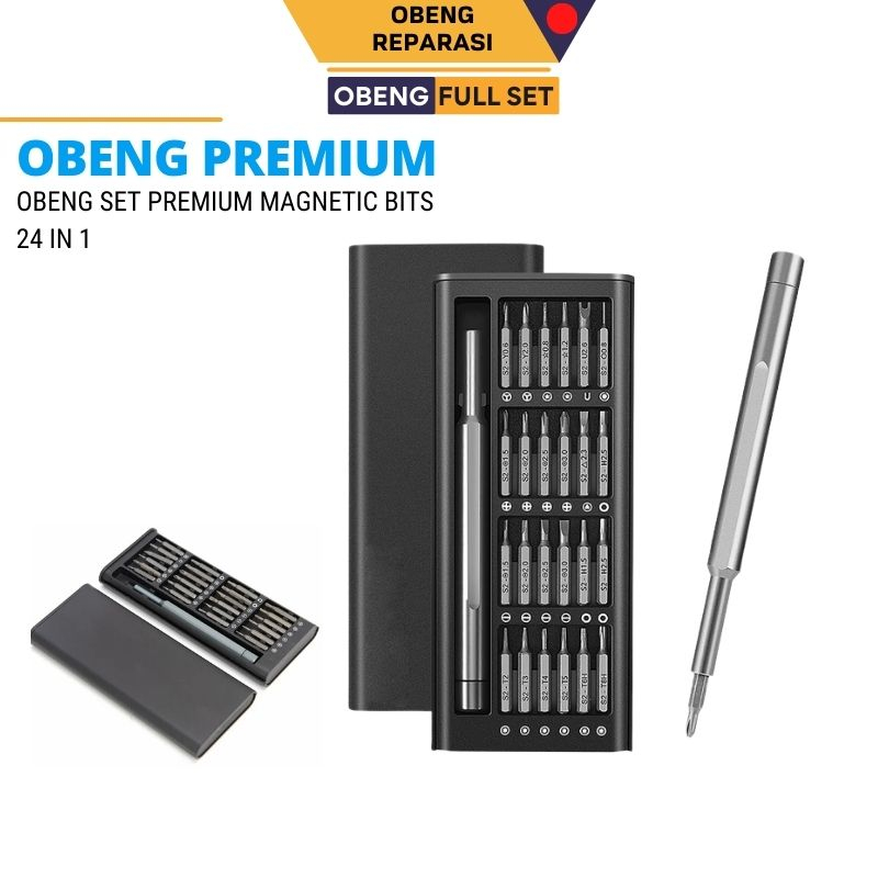 Taffware Profesional Obeng Set Multifungsi Premium Magnetic Bits 24 in 1