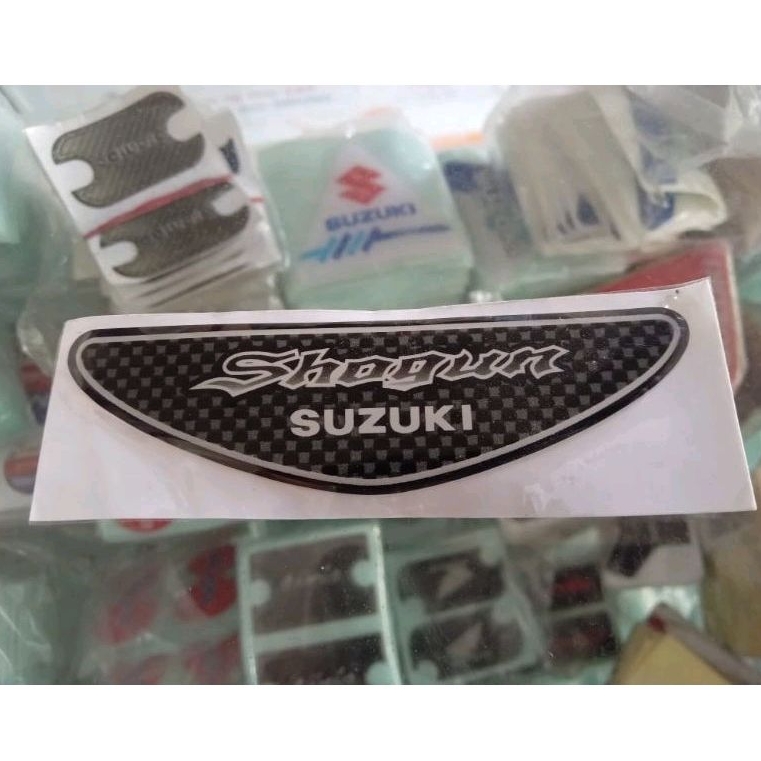 EMBLEM LOGO SUZUKI SHOGUN STIKER TIMBUL