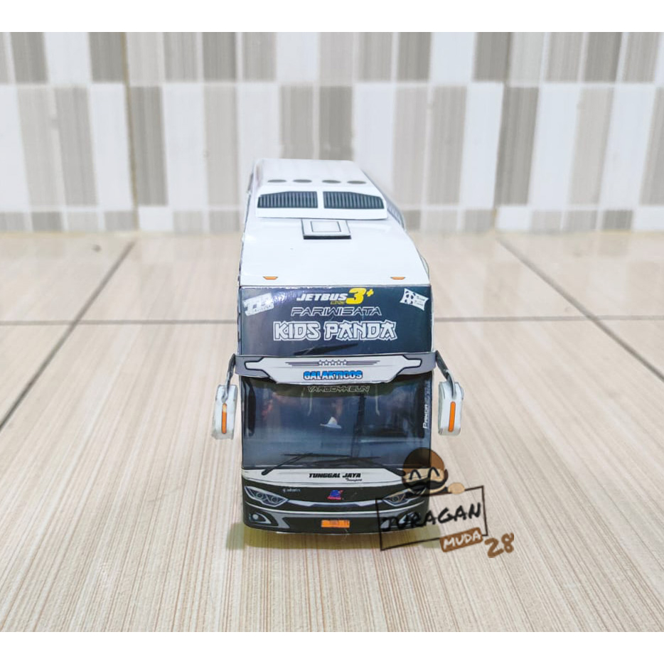 Miniatur Bus STJ Kids Panda Roda Berputar