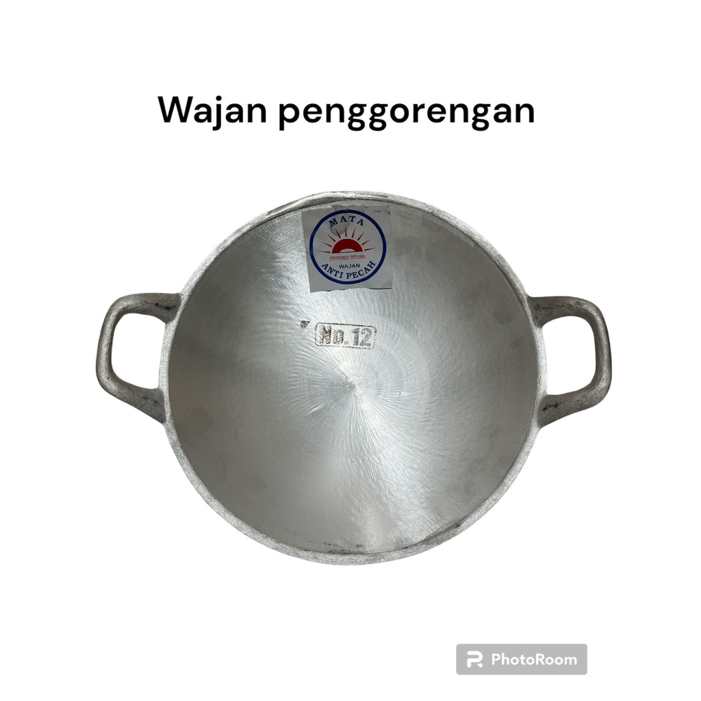 wajan penggorengan / kuali / wajan aluminium tebal