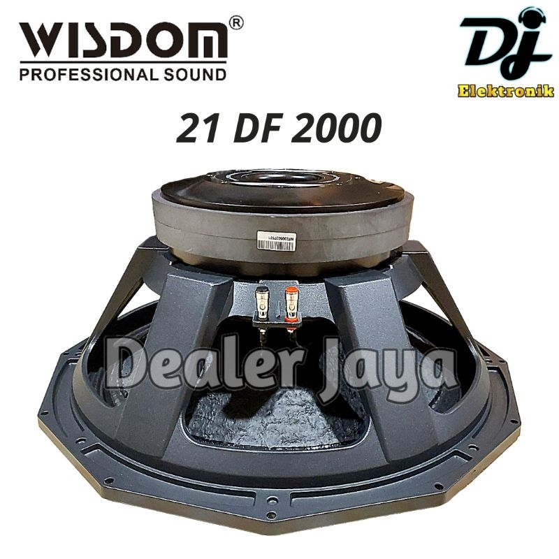 Speaker Komponen Wisdom 21 DF 2000 / 21 DF2000 / 21DF2000 - 21 inch Double Magnet