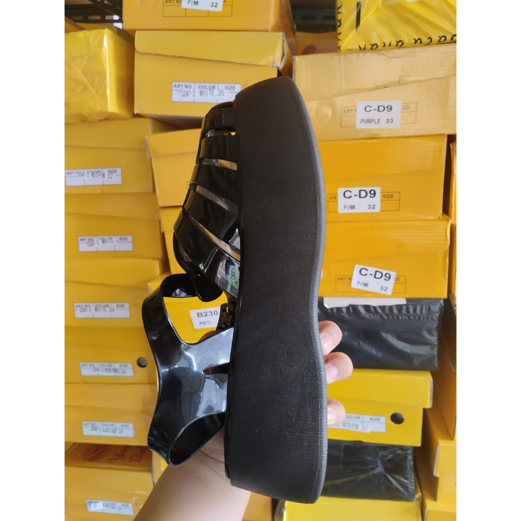 Sandal mellisa viral wanita dewasa 23-2-B /sandal jelly wanita tinggi 6cm