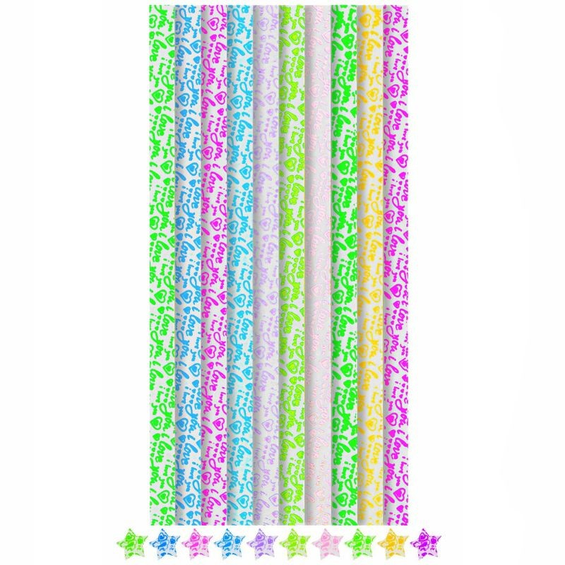 

Kertas Origami Bintang Warna Warni Rainbow Art Craft