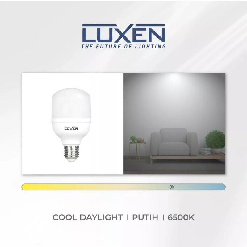 LUXEN CLASSIC LAMPU LED CAPSULE 10W 10 WATT SNI GARANSI 1 TAHUN E27 BAGUS KUALITAS TERJAMIN