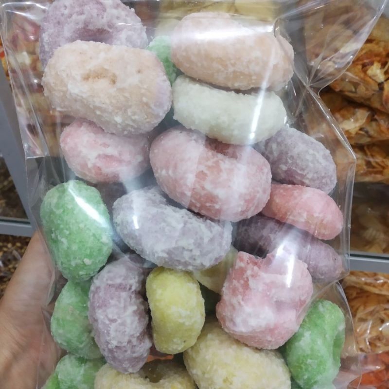 

Donat Gabus Manis Warna Warni 250 gram