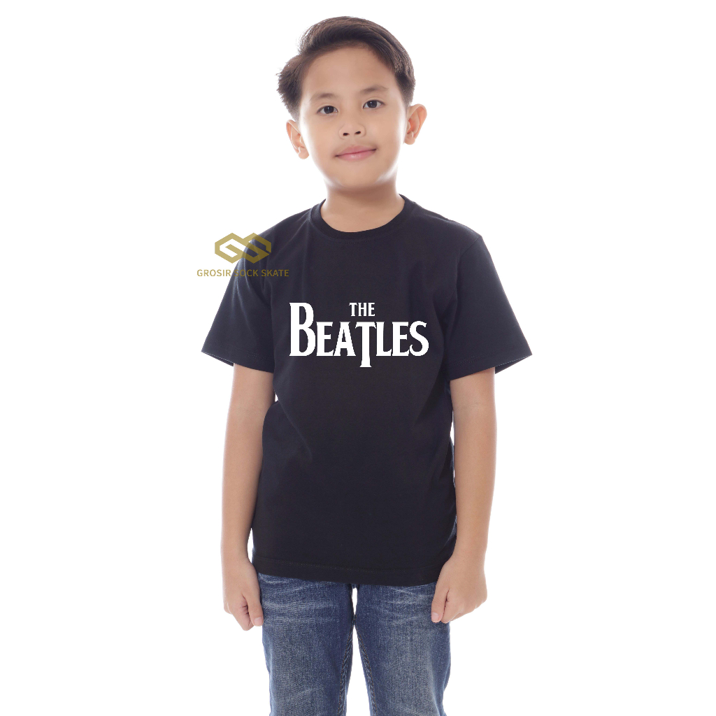 KAOS BAND ANAK/ KAOS MUSIK THE BEATLES USIA 1-12 TAHUN