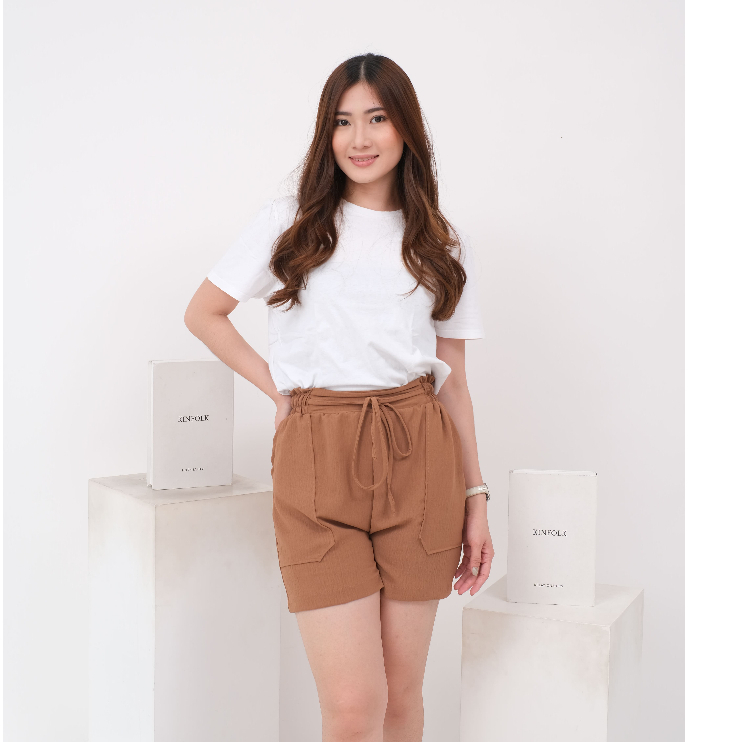 Celana Pendek Hot Pants Highwaist Korean Style