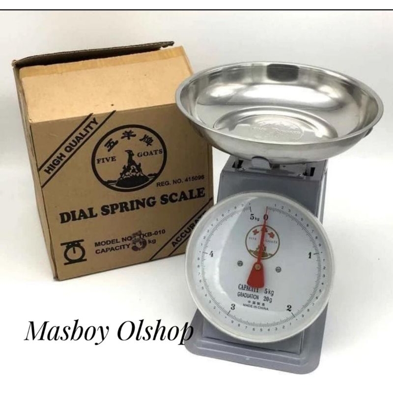 Timbangan Sayur / Timbangan Buah / Timbangan Dapur / Timbangan 5 Kg