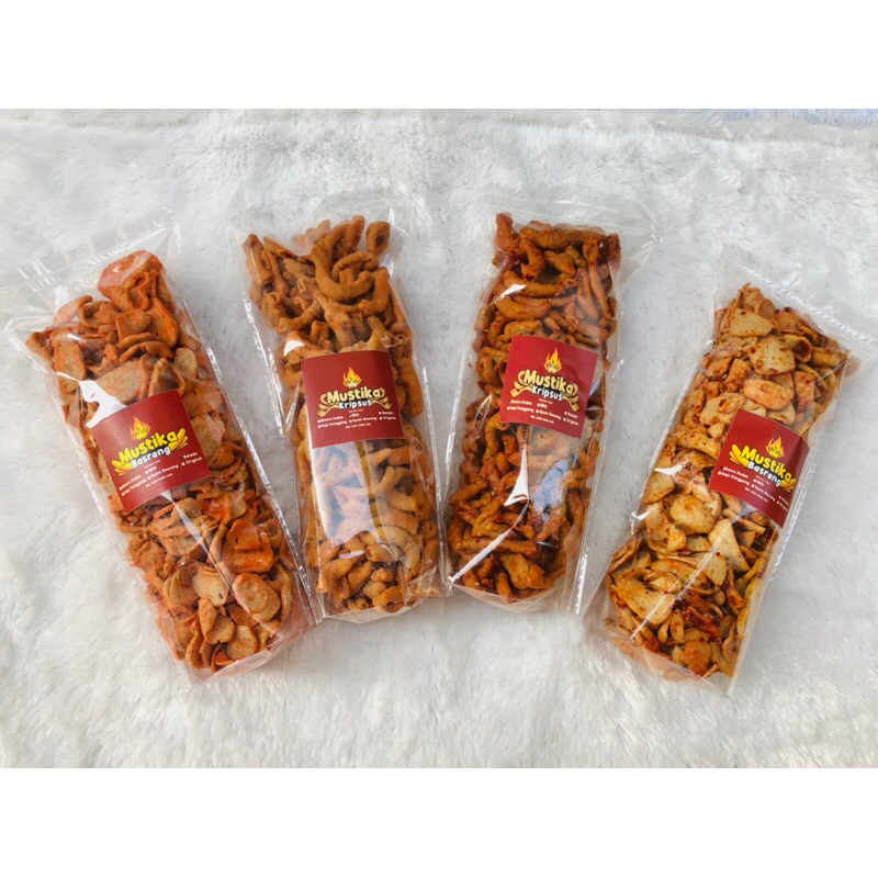 

MUSTIKA KRIPSUS, KRIPIK USUS DENGAN VARIAN RASA