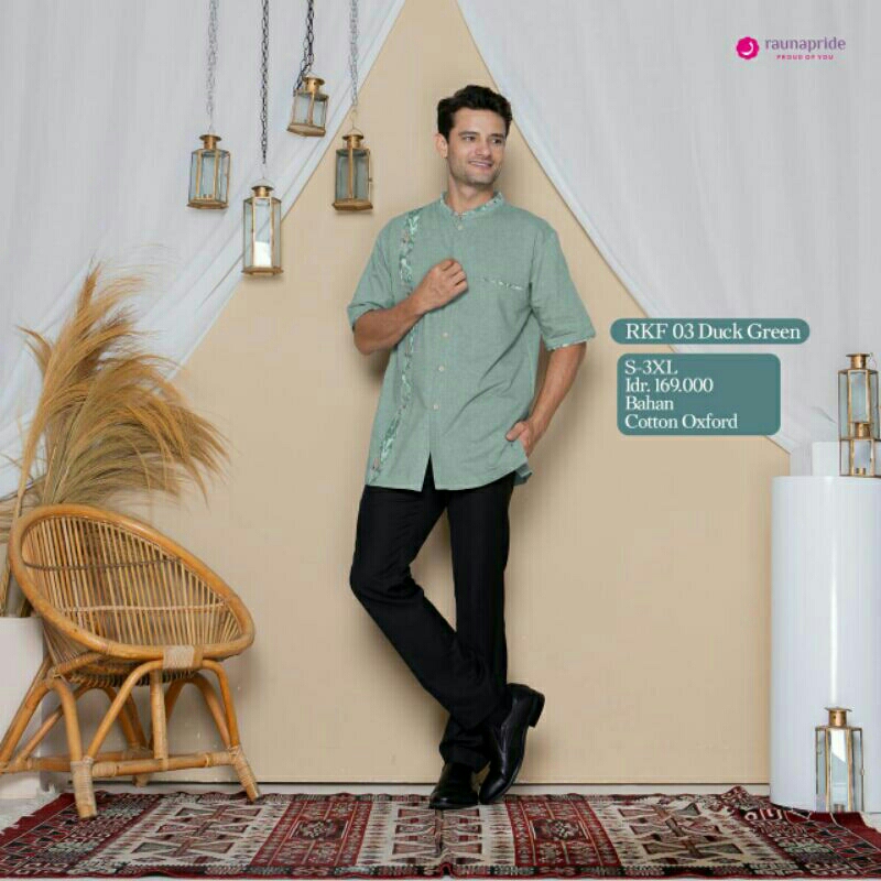 BAJU KOKO RKF 03 DUCK GREEN BY RAUNA