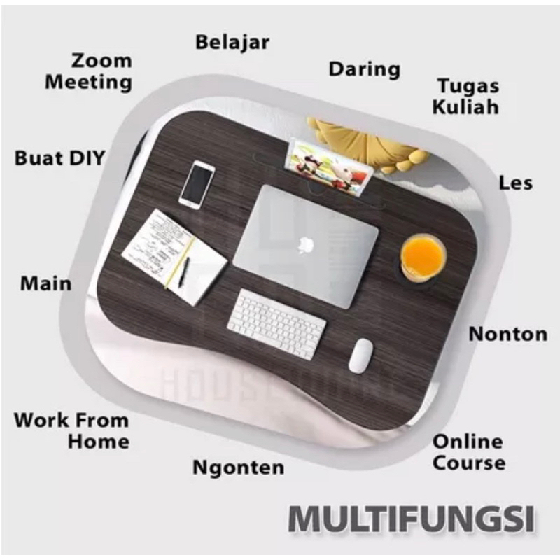 Meja belajar/Meja belajar lipat/Meja belajar karakter/Meja laptop/Meja belajar anak/Hugo meja lipat portable