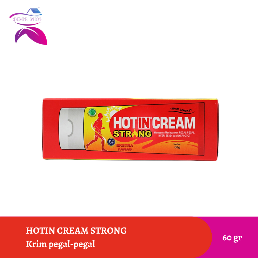 Hotin Cream Strong 60 gr / Krim Pegal - Pegal / Keseleo / Nyeri Otot