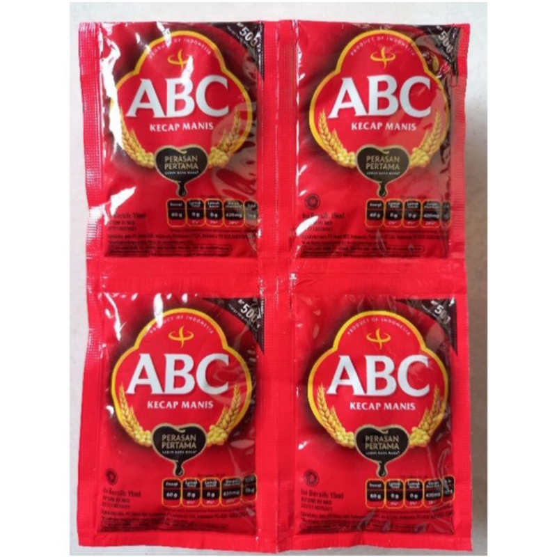 

Kecap manis abc kemasan saseet