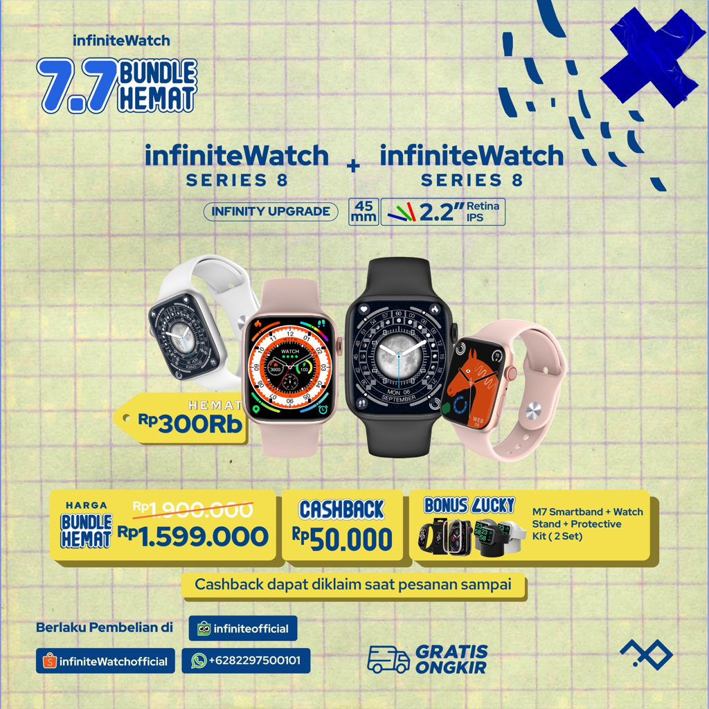 [ BUNDLE HEMAT ] infiniteWatch Series 8 + infiniteWatch Series 8