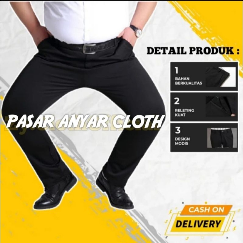 CELANA FORMAL CELANA KANTOR CELANA  PRIA CELANA KERJA CELANA SLIMFIT JUMBO