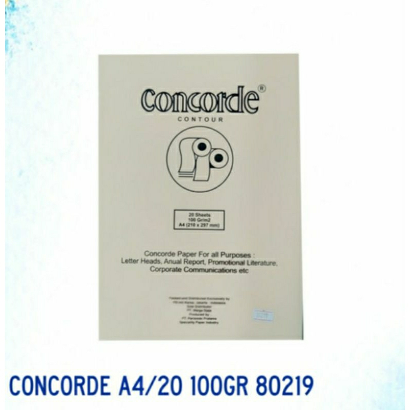 

KERTAS CONCORDE A4/20 100GR 80219 isi 20 Lembar(PEACH)