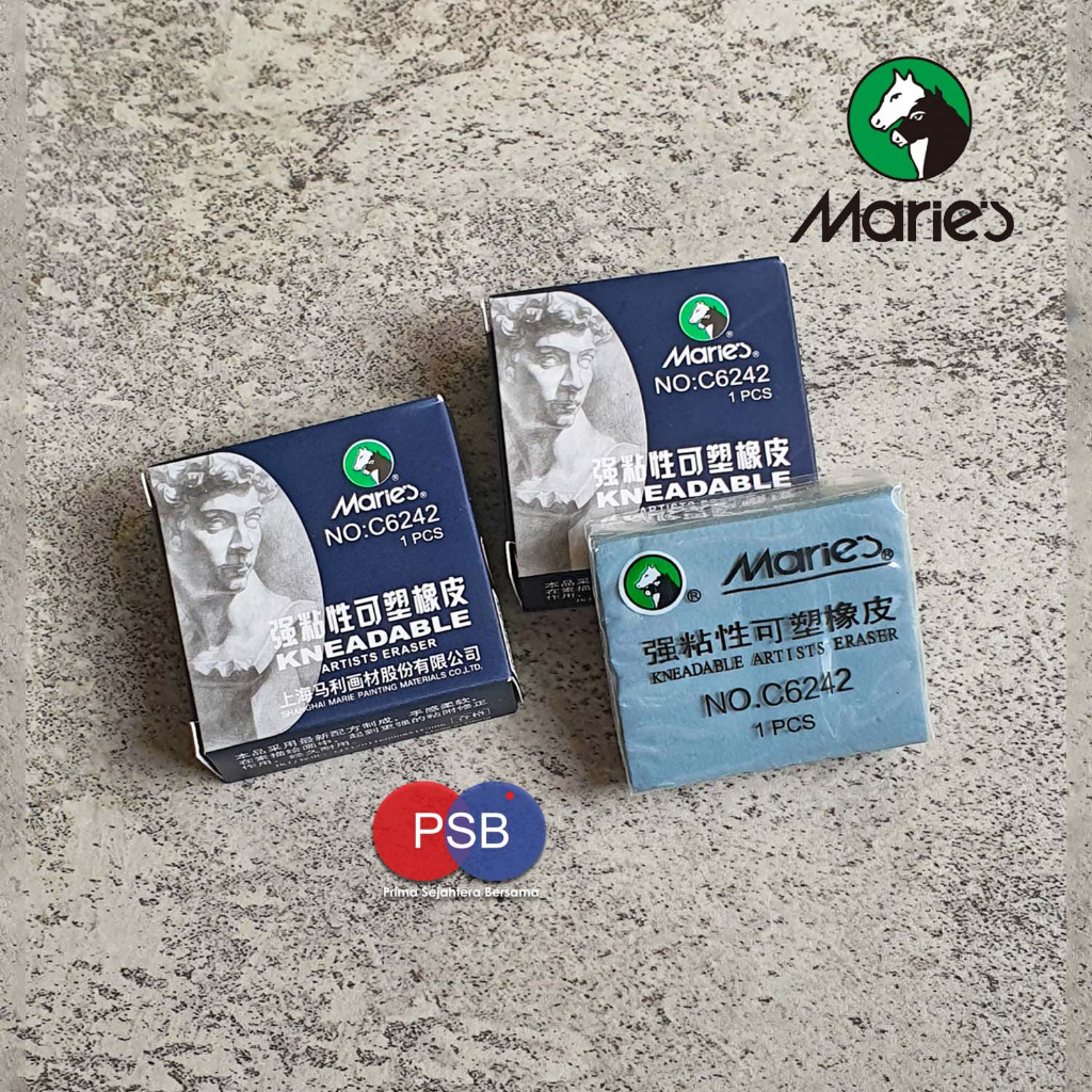 

Maries Kneadable Eraser / Penghapus Ulir / Penghapus Lunak
