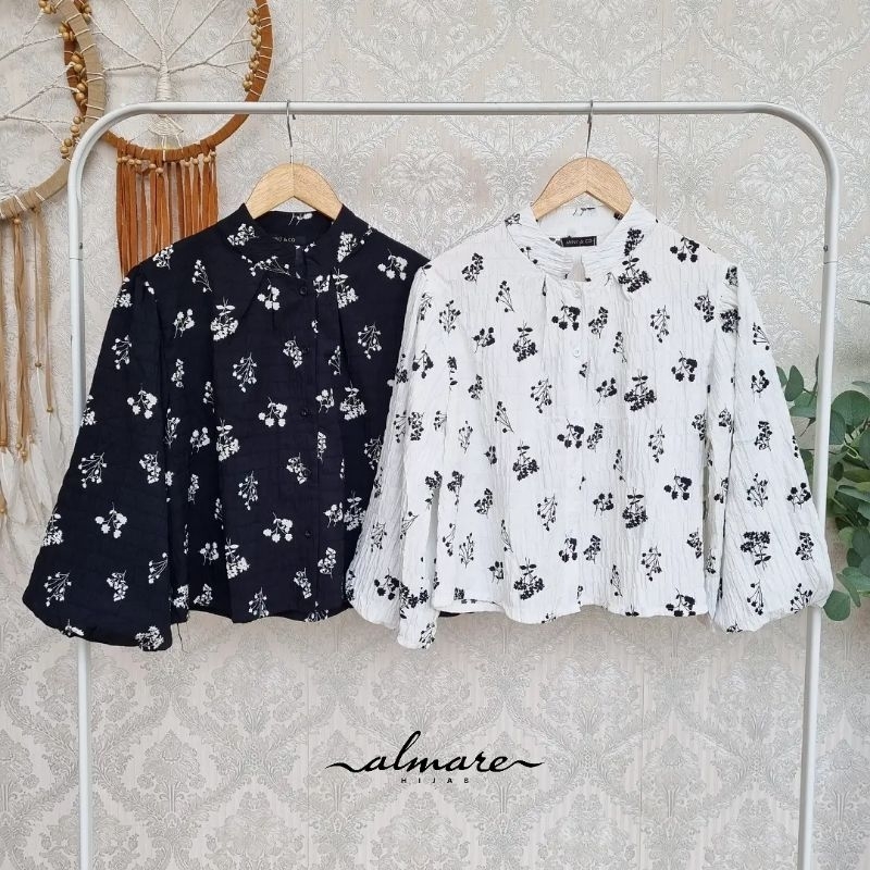 Blus Motif Bunga