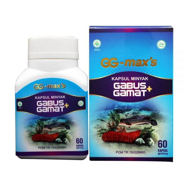 Kapsul minyak gabus + gamat GG-max's