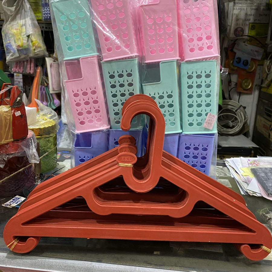 Hanger/Gantungan Baju EKL,GP Gepeng (1Lusin)