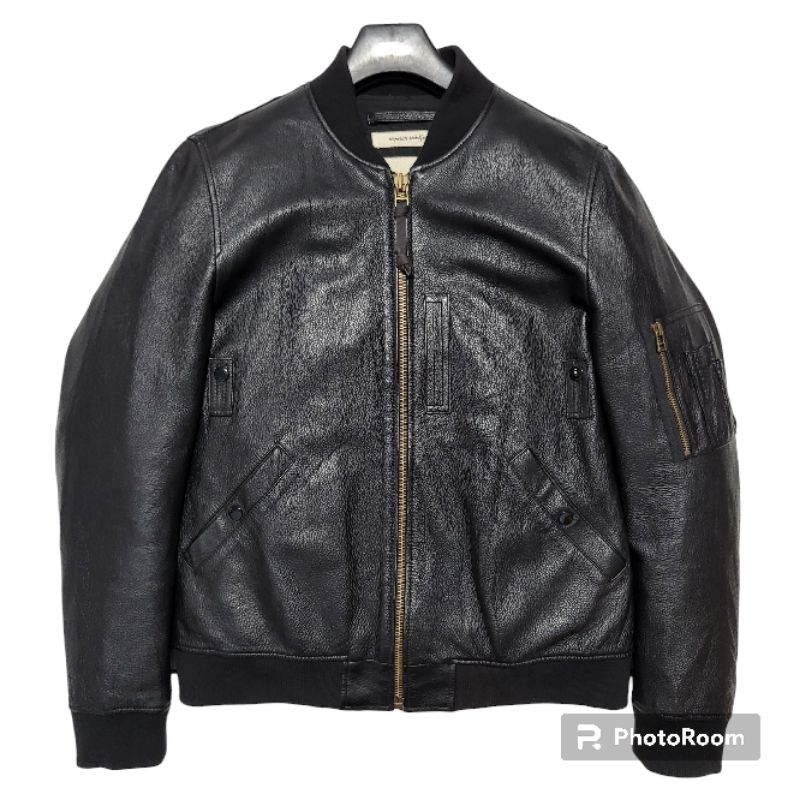 VIVASTUDIO JAKET KULIT VARSITY PRIA LEATHER JACKET LIKE SCHOTT PERFECTO VANSON AVIREX RBC BOMBER DOU