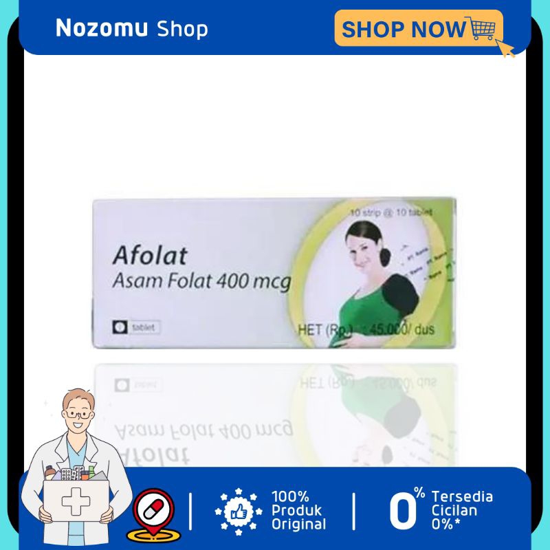 Afolat Asam Folat Box 100 tablet