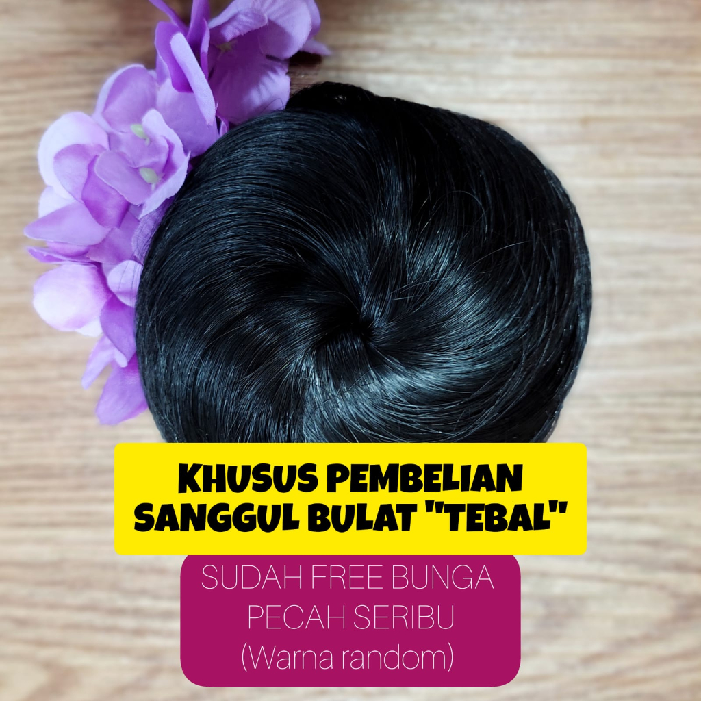 Sanggul Bulat / sanggul cepol / sanggul bulat Premium /sanggul polosan / sanggul premium/sanggul modern/karet ulir