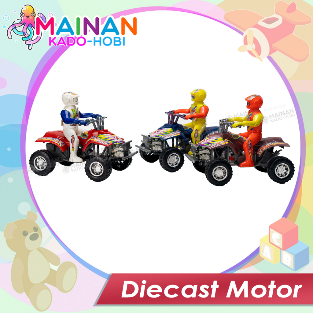 HADIAH ULANG TAHUN MAINAN ANAK LAKI MINIATUR DIECAST MOTORCYCLE MOTOR BALAP