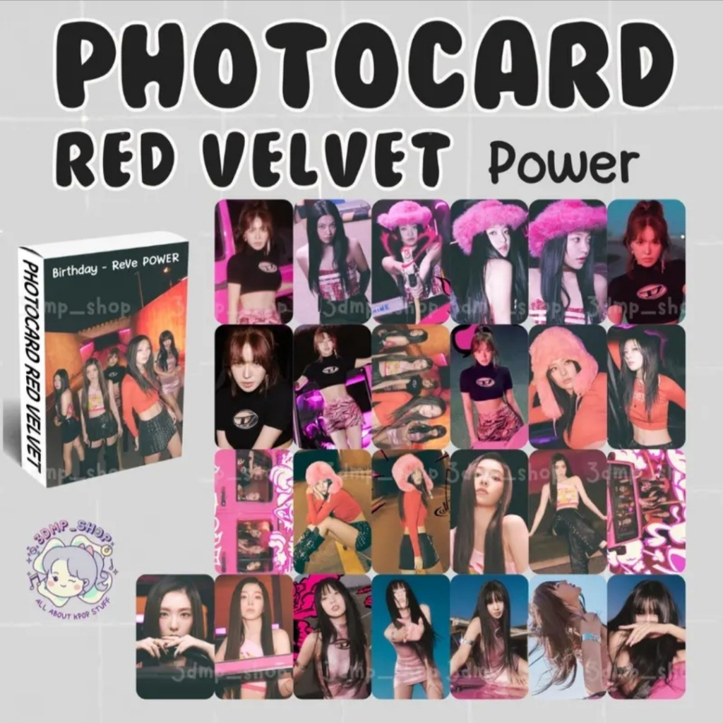 [25 lembar] photocard lomo photo card lomocard Red Velvet Odd Recipe Power