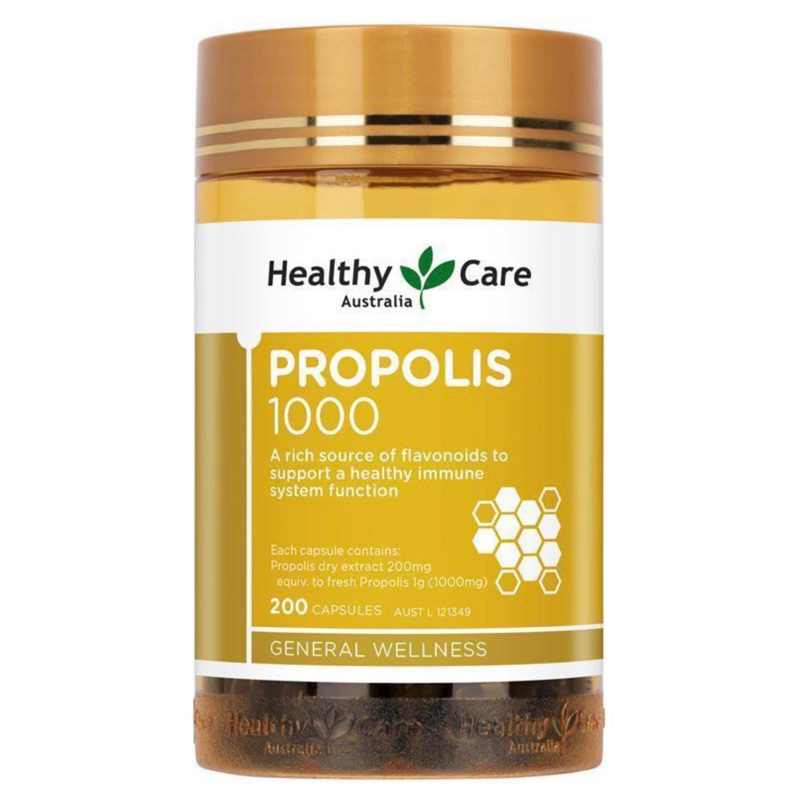 Healthy Care Propolis 1000mg 200 Capsules