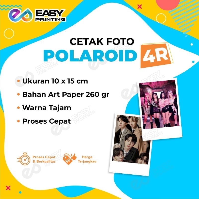 CETAK FOTO POLAROID 4R (10x15cm)