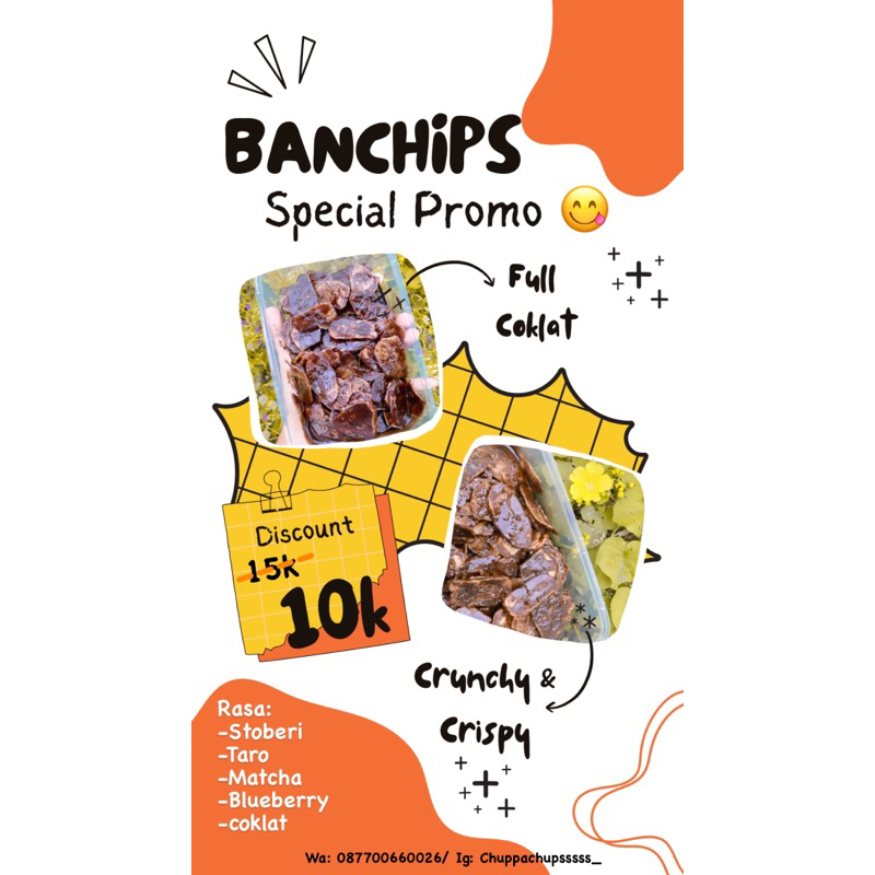 

BanChips/Pisang Krispi Lumer/ Banana Crispy And Crunchy