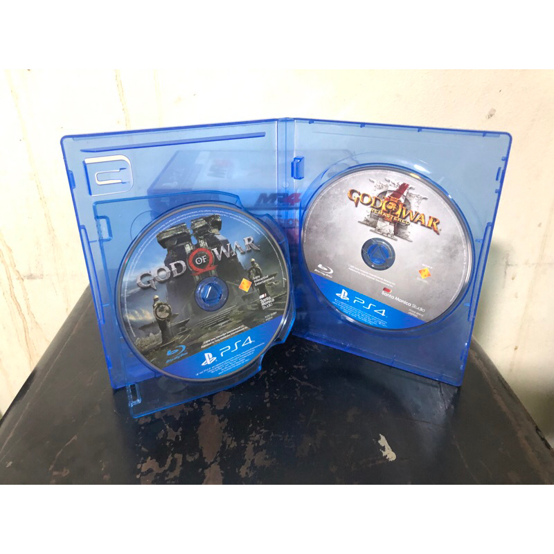 BD Kaset PS4 God of War + God of War 3 Remastered