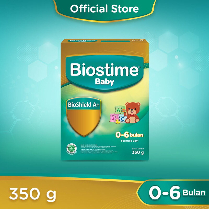 Biostime Susu Formula Bubuk 0-6 Bulan 350gr