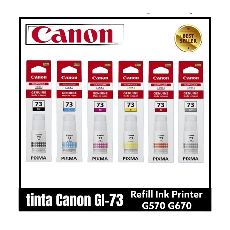 Tinta Canon Pixma GI-73 Refill Ink Printer G570 G670