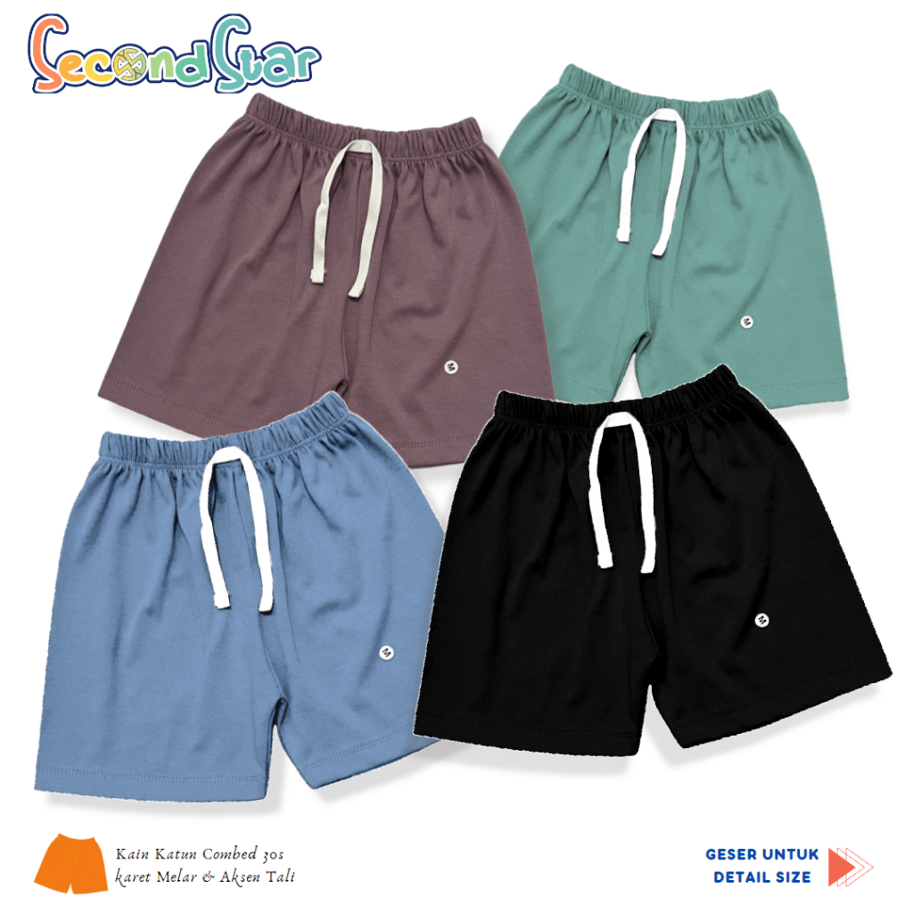 Celana Pendek Anak 0-3 tahun Tali / Cotton Short Pants / Celana Kolor Anak Laki-laki dan Perempuan