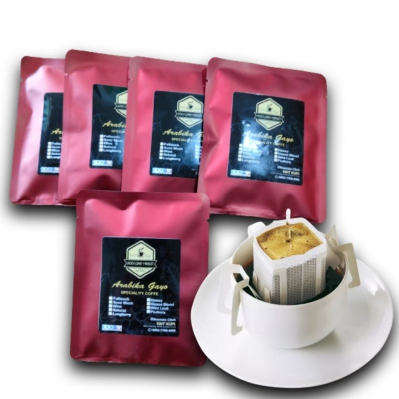 

KOPI ACEH ASLI ARABIKA ARABICA GAYO WINE DRIP BAG COFFEE/ SACHET 6 PCS MURAH MINUMAN INSTAN KEKINIAN.