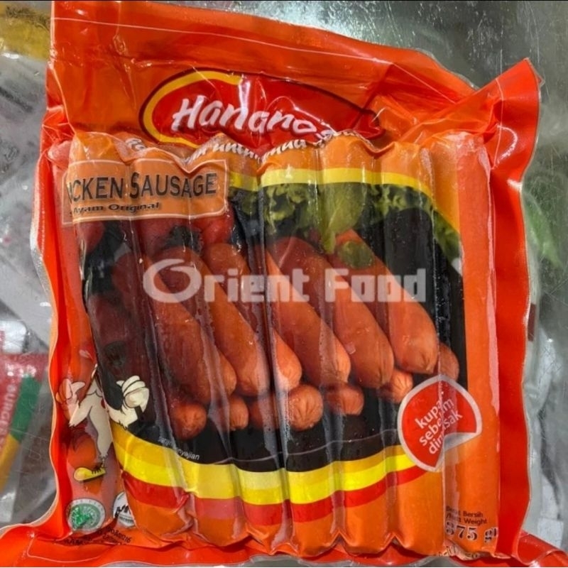 

Hanarose Sosis Ayam 375gr isi 15bi