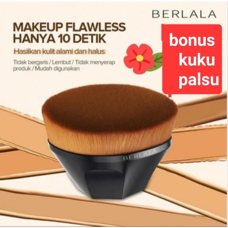 Brush BERLALA BLL09 ORIGINAL Professional foundation brush bahan halus lembut