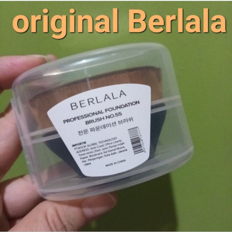 Brush BERLALA BLL09 ORIGINAL Professional foundation brush bahan halus lembut