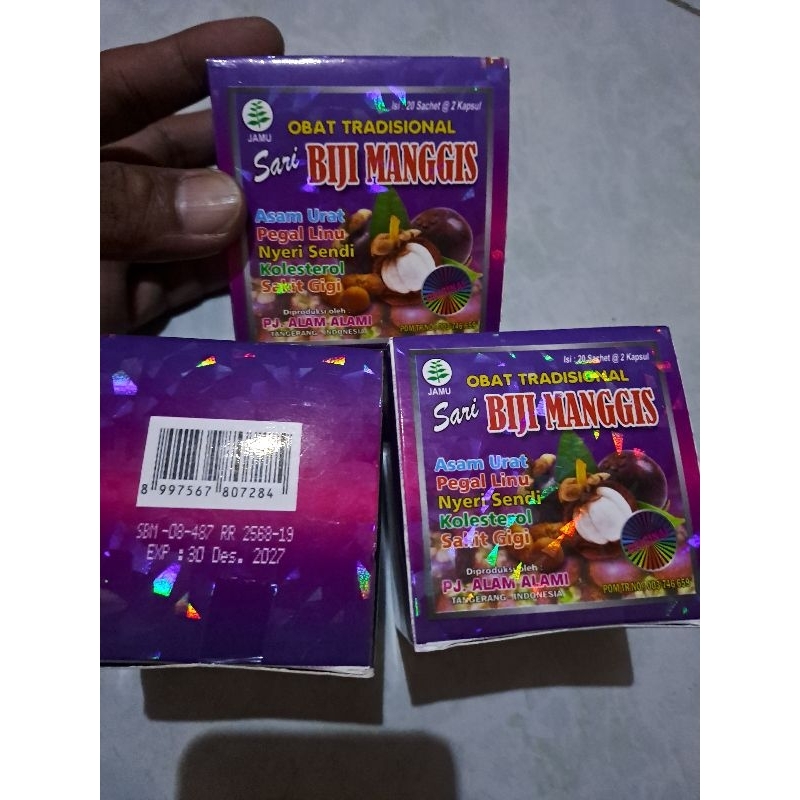 sari manggis kapsul Obat Tradisional Kapsul Sari Biji Manggis Original 100%