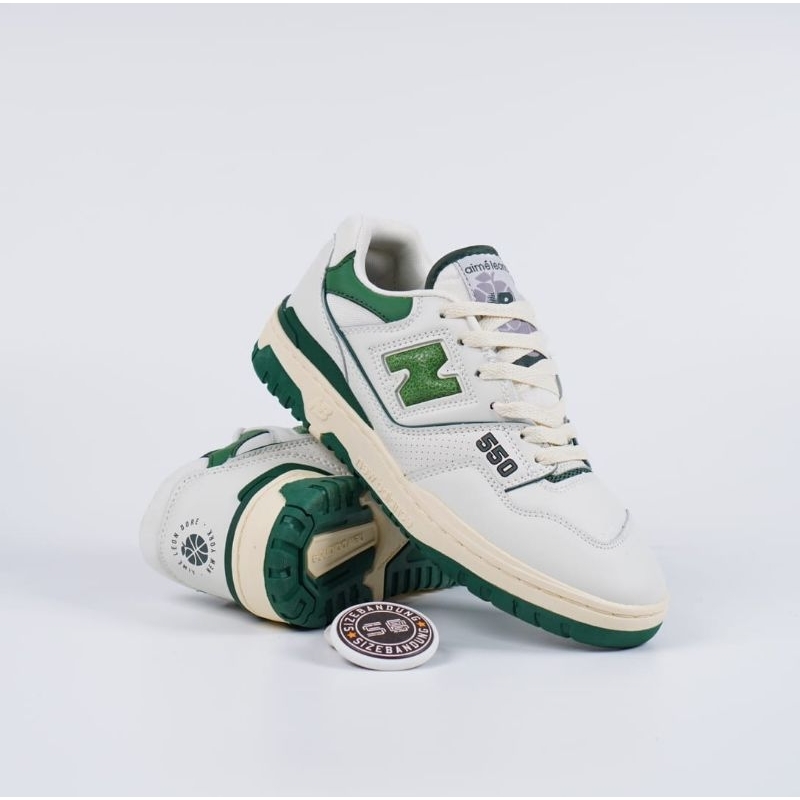 Sepatu New Balance 550 AM White Green