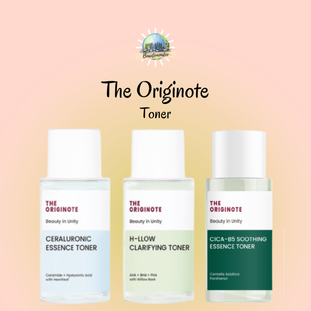 THE ORIGINOTE H-llow Clarifying Toner / Ceraluronic Essence Toner 80ml / Toner The Originote Hijau /