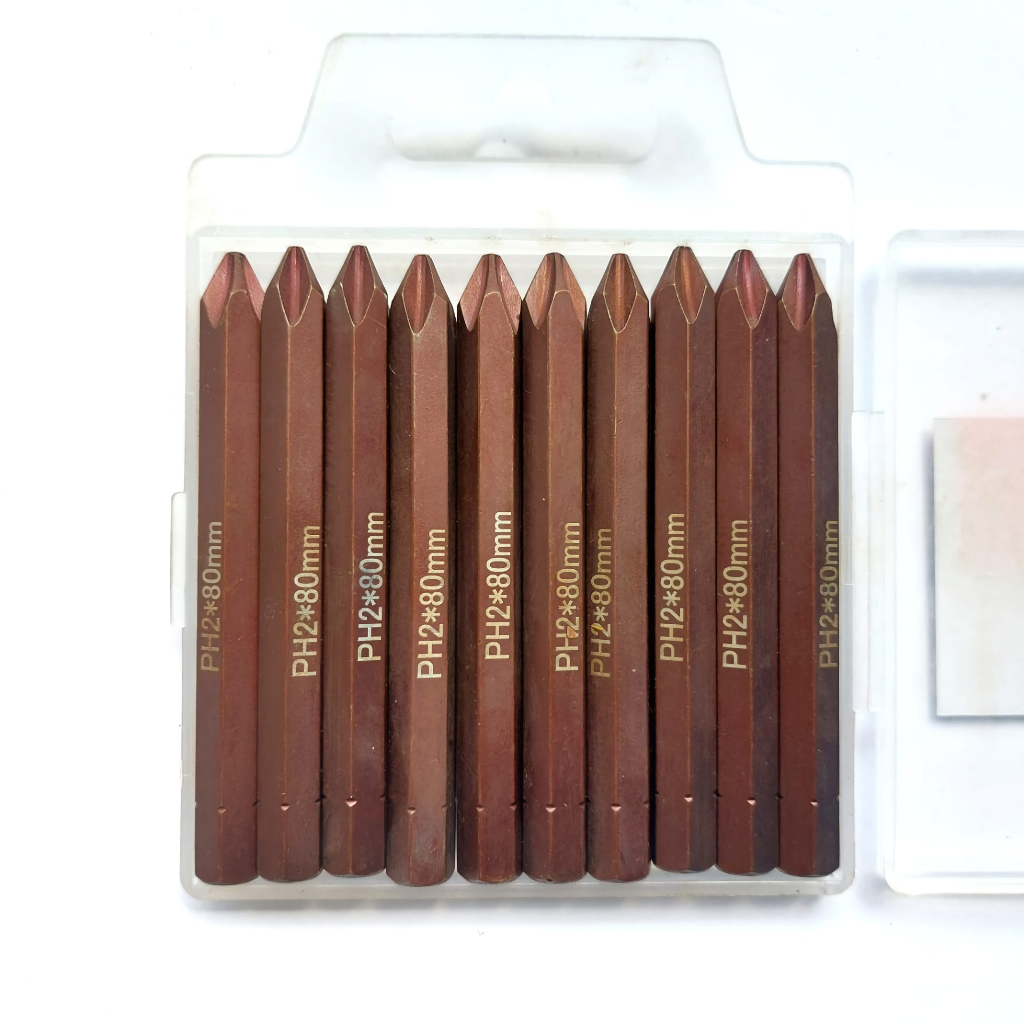 Kepala Mata Obeng Ketok Ph2 80mm Bolak Balik Magnet Magnetic Gypsum Gipsum | Mata Obeng Pukul Obeng 