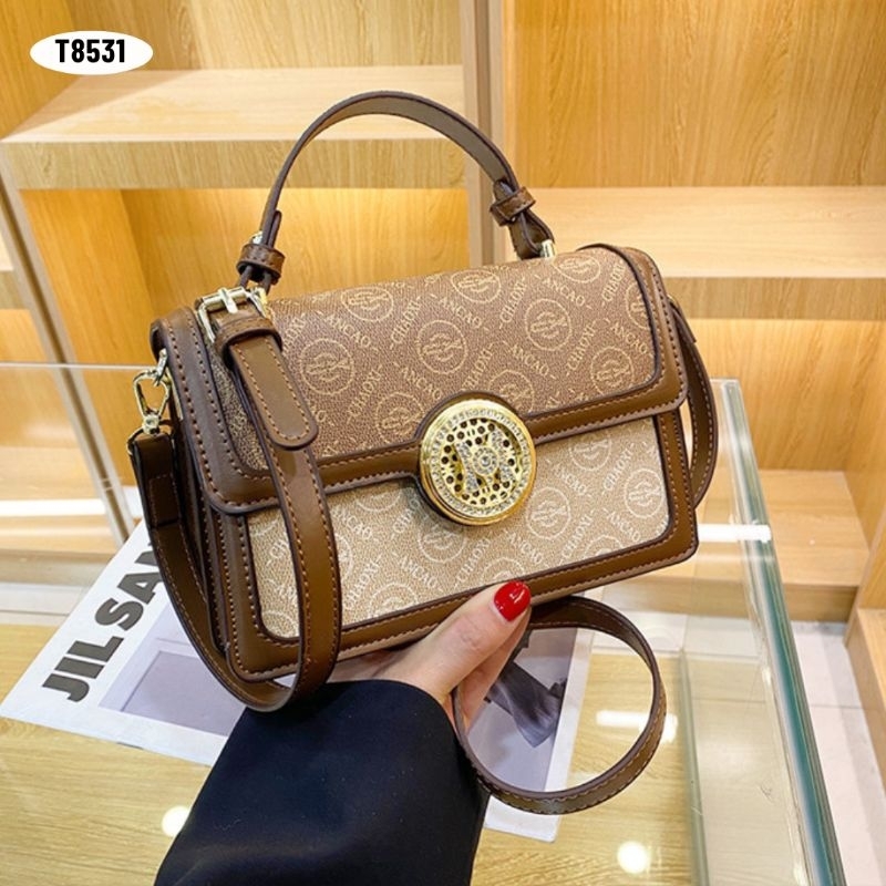 [IMPORT] T8531 - TAS SELEMPANG WANITA FASHION IMPORT - ADA DUSTBAG - 76BAGSTORE